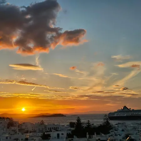 招待所 Alex Oldtown Sea View And Appartments Mykonos Town